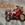 Babero personalizado con bordado moto roja - Imagen 1