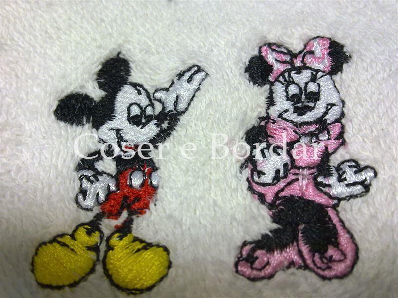 Bordado dibujo Disney Mickey & Minnie - Imagen 1